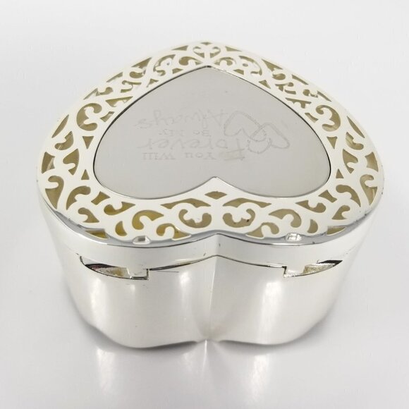 ❤️Things Remembered Heart Hinged Jewelry Box❤️ - Picture 5 of 8
